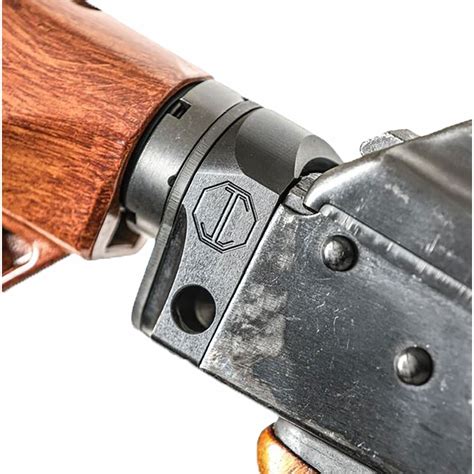 Mak90 stock adapter. 5793 posts · Joined 2007. #11 · Dec 31, 2023. A block of nice wood, a few tools and a garage full of sawdust led to the stock on this milled MAK-90. The stock end was sized to fit a plate that I had in my "box-o-parts" which is why it isn't true to the AK. Still this baby is one of my favorites. 