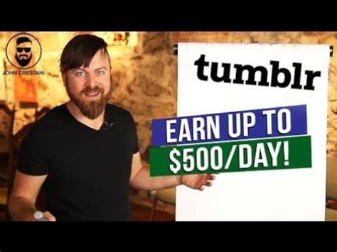 Make $100 Per Day on Tumblr™ WITHOUT Blogging - YouTube