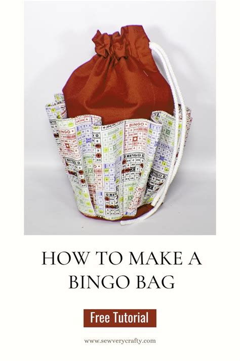 Make A Bingo Bag How To Make A Bag Sewing On Cut Out Keep How To By Isabelle M
