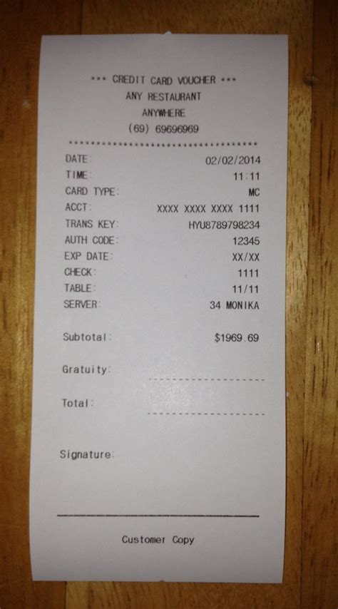 Make A Fake Receipt