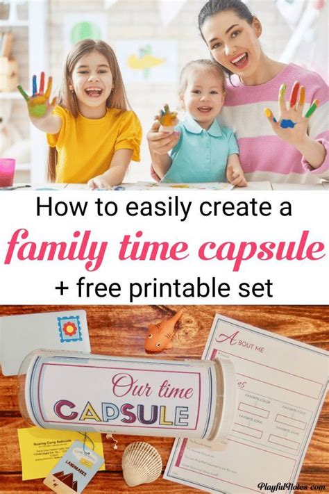 Make A Time Capsule Time Capsule Kids Time Capsule Fun Family Activities