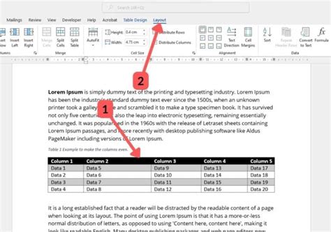 Make All Table Column Widths Even in a Microsoft Word Table GeekPossible