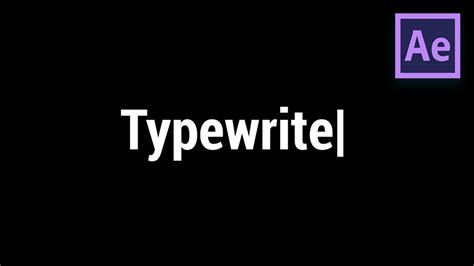 Make An After Effects Typewriter Effect With Blinking Cursor