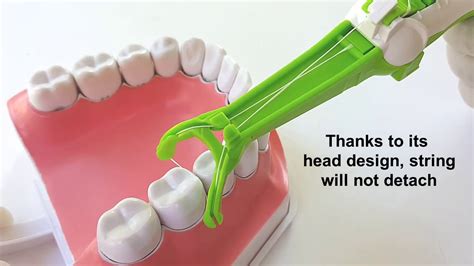 Make Flossing Easy, Use A Floss Aid Handle - Dental …