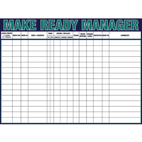Make Ready Board Template Form Fill Out and Sign Printable PDF