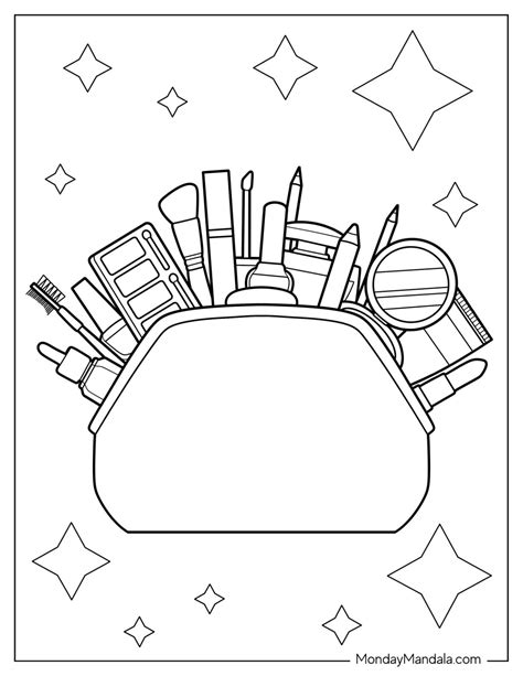 Make Up Coloring Pages