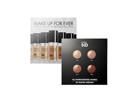 Make Up For Ever Ultra HD 4 Shade Foundation Sample Card Y225 …