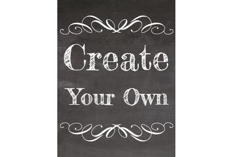 Make Your Own Sign Printable Free