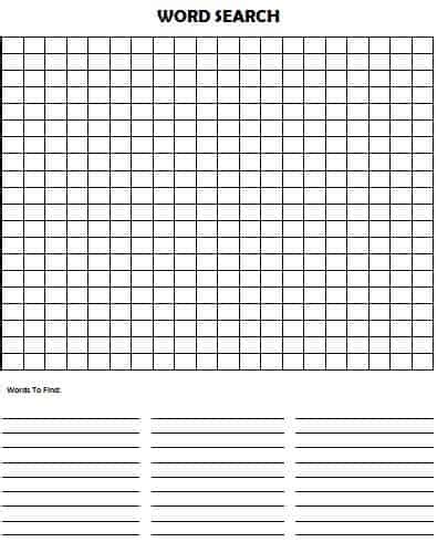 Make Your Own Word Search Puzzle Moms Munchkins