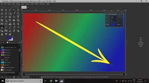 Make a Custom Gradient in GIMP