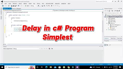 Make a Delay Timer in C# - zditect.com