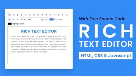 Make a Rich Text Editor with JavaScript in 5 Minutes