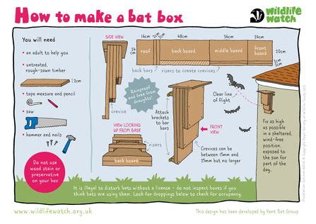 Make a bat box - Norfolk Wildlife Trust