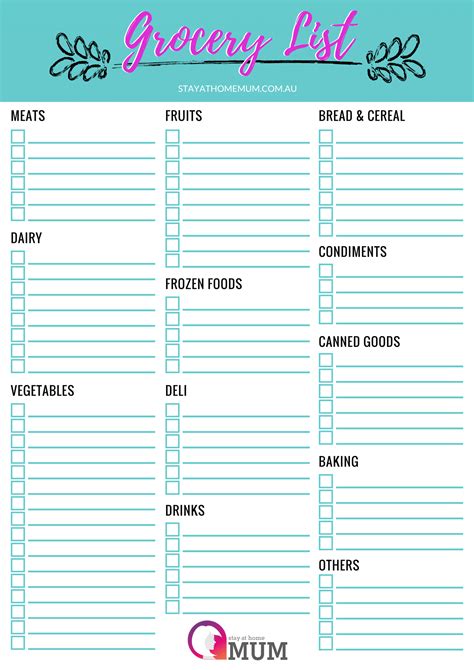A basic grocery list contains everything you purchase from the grocery store on a regular basis. You’re going to include all of your pantry staples , all of the ingredients you need to make your basic meals, all of your spices, condiments, and even your toiletry and miscellaneous items such as plastic wrap, foil, trash bags, and dish soap..