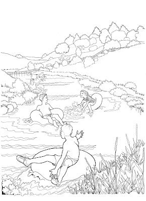 Make a joyful color Line work