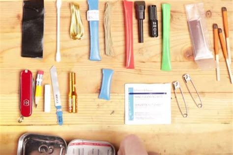 Make a mini survival kit in an Altoid