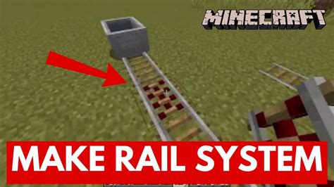 Make a rail in minecraft