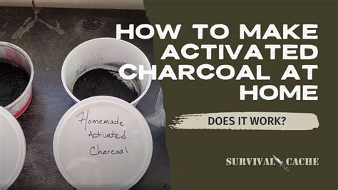Make activated charcoal at home! YouTube.