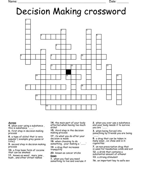 The Crossword Solver found 30 answers to "decisions, decisions", 7 letters crossword clue. The Crossword Solver finds answers to classic crosswords and cryptic crossword puzzles. Enter the length or pattern for better results. Click the answer to find similar crossword clues . A clue is required.. 