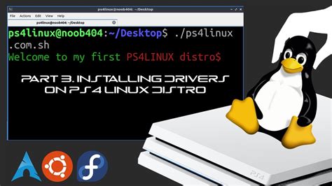 Make your own PS4 Linux Distro Part 3. Installing Linux Drivers for