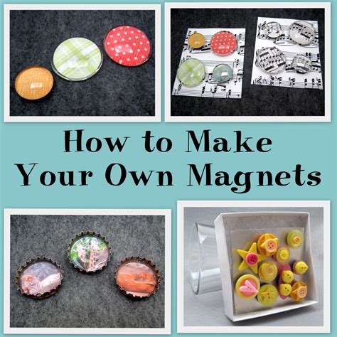 Make your own magnets. Make your own magnets, personalized with your favorite images or logos. Add a touch of uniqueness to your kitchen decor and fridge or promote your brand in a fun and … 