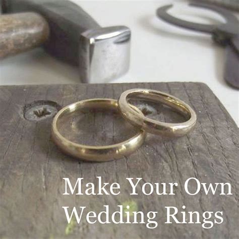 Make your own wedding ring. Make your own wedding rings in our beautiful award winning workshop in the Jewellery Quarter Birmingham UK. We also hold jewellery making classes and events ... 