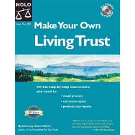Download Make Your Own Living Trust By Denis Clifford