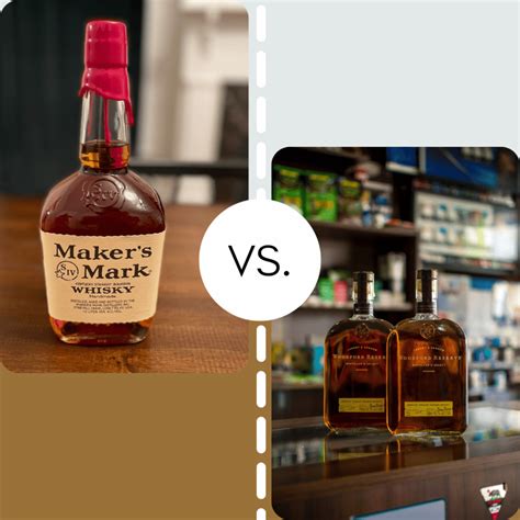 Woodford Reserve vs Maker’s Mark In this American whiskey showdown, we’ll take a look at two prominent Bourbon whiskey brands that are premium-category fan favorites of bourbon aficionados everywhere.. 