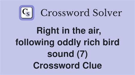 Makes A Raven Or Crow Sound Crossword Clue and Solver - Crossword …