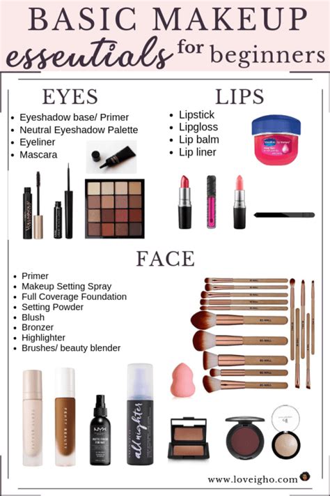 Makeup Essentials for Beginners Guide
