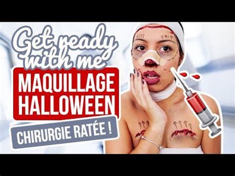 Makeup Halloween Chirurgie ratée - YouTube