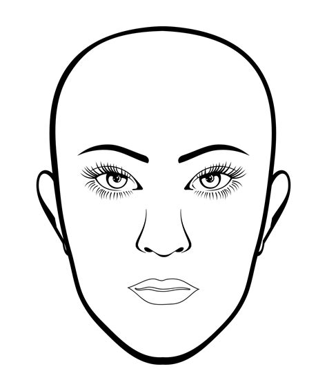 Makeup Template Face