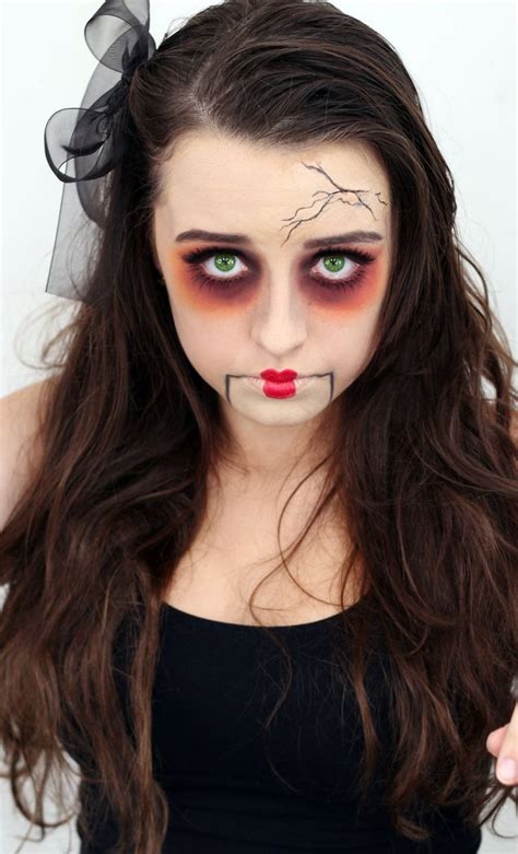 Makeup scary doll. Sep 13, 2018 · Put some white base makeup on and draw some cracks and you are the spookiest gal at the shindig! Piercings optional. 😉 If you are in the market for one of the creepiest, scary halloween makeup ideas for girls or guys, try this face with your costume. 8. The Porcelain Doll Makeup. freepeople. 
