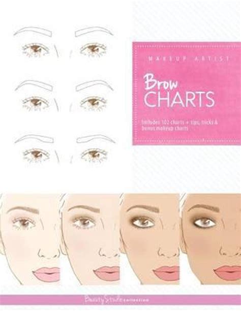 Full Download Makeup Artist Brow Charts By Gina M Reyna