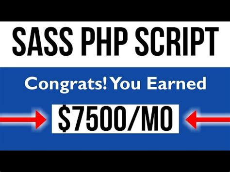 Making Money PHP Scripts CodeCanyon