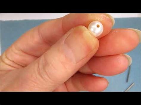 Making Pearl Earrings, Drilling Pearls By AOS Design - YouTube