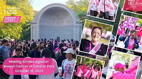 Making Strides Of Central Park Cancer Walk