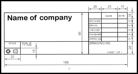 Making Title Block In Autocad And Using It In Template