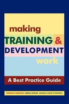 Making Training And Development Work