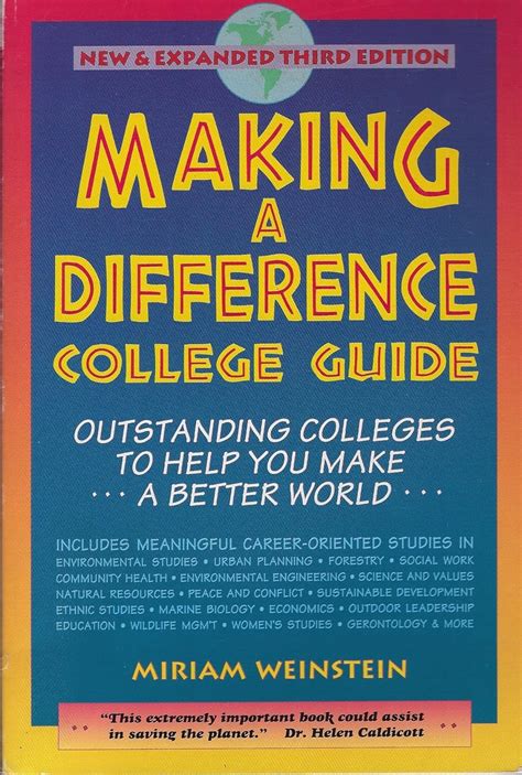Making a difference college and graduate guide by miriam weinstein. - Bose wave radio cd model awrc 1p manual.
