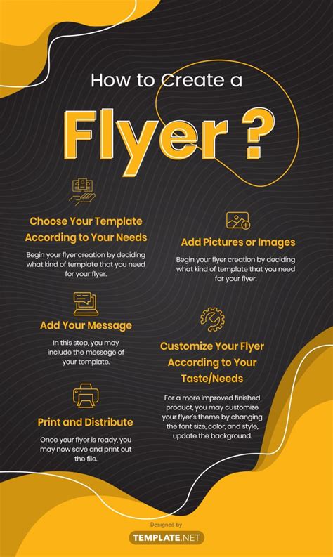 Making a flyer. How to Design a Flyer. 1. Choose a Flyer Size 2. Decide the purpose of the flyer 3. Select the Flyer Template. 4. Replace the background 5. Add your brand logo 6. Finalize the changes and download You can also refer to these helpful articles on how to create flyers in other file formats: How to create a flyer in Microsoft Word; Flyers vs. Leaflets 