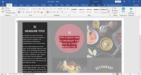 Making a pamphlet in word
