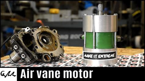 Making air vane motor - YouTube