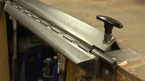 Making an Inset Bench Metal Folder/Brake YouTube