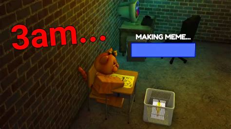 Making meme s in your basement at 3 AM is a game made by Badass Experiences in 10/22/2022. The game is about well as the name suggests, making meme s in your basement at 3 AM for money to buy back dad. You start off by going into your house's basement, sit on a desk and start making memes. . 