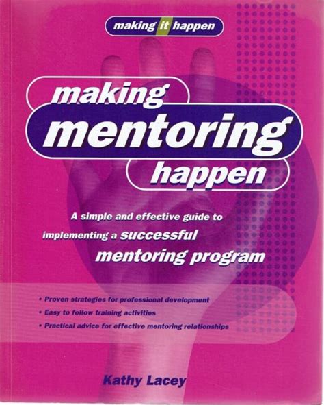 Making mentoring happen a simple and effective guide to implementing. - Der volksführer für mexiko 14. ausgabe.