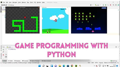 Making simple games in Python. Interactive python code for the game of