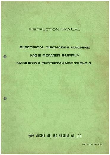 Makino machine a 71 electrical manual. - Car mp3 player fm transmitter modulator manual.