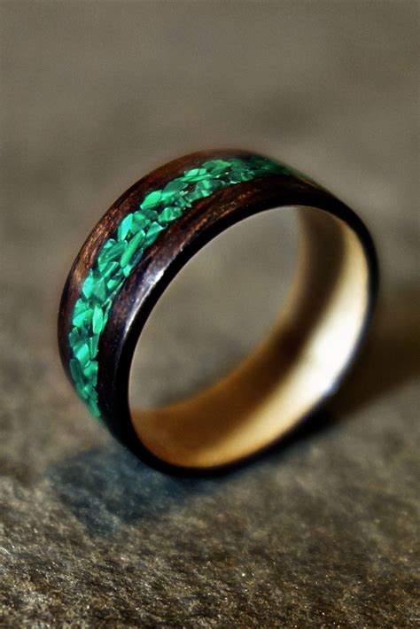 Malachite Wedding Ring