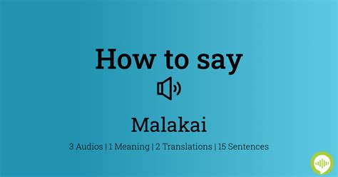 Malakai pronunciation. Things To Know About Malakai pronunciation. 